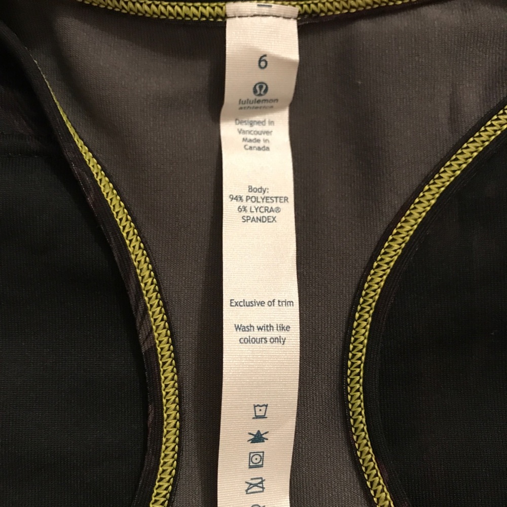 Lululemon Racerback Tank Size 6 - Picture 2 of 4